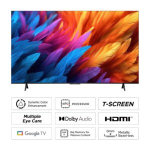 TCL 75V6B 75 inches Metallic Bezel-Less Series 4K Ultra HD Smart LED Google TV 75V6B Black - Image 8