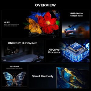 TCL 85C645 85 Inch 4K QLED HDR 10+ Smart TV Dolby Vision Atmos Game Master Wide Colour Gamut Quantum Dot Technology - Image 5