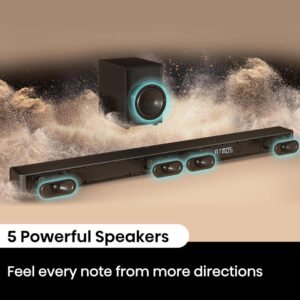 Hisense Soundbar AX3100G with 280W, 5 speakers and 6.5 subwoofer, Dolby Atmos, DTS Virtual X, Bluetooth 5.0, EZ Play - Image 5