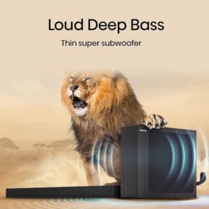 Hisense HS2100 2.1 Ch 240W Sound Bar with Wireless Subwoofer - DTS Virtual X, Dolby Audio, Ezplay, 6 EQ Modes, HDMI ARC, Bluetooth 5.3 - Image 10