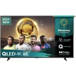 Hisense 65 Inch QLED UHD 4K Smart TV, (2025 Model), Q7 Series 65Q7Q, 144Hz Refresh Rate VRR Game Mode Pro