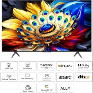 TCL 50 Inch QLED PRO 4K Ultra HD Smart Google TV 50C655 - Image 8