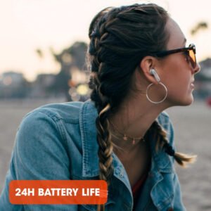 JBL Wave 300TWS True Wireless Earbuds, Deep Bass Sound, 26H Battery, Open-Ear Comfortable Fit, Hands-Free Stereo Call, Dual Connect - Image 5