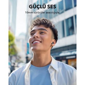 Soundcore by Anker R50i NC Wireless Bluetooth Earphones, Powerful and Smart Noise Cancelling, Powerful Bass, 45 Hours Playtime - Image 4