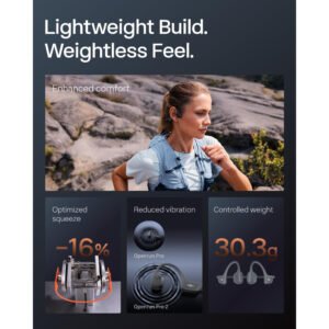SHOKZ New OpenRun Pro 2- Bone Conduction Headphones, Open-Ear Bluetooth Wireless Sport Earphones for Running, Workouts - Image 3