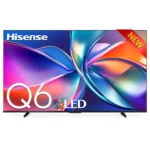 Hisense 43 Inch 4K QLED Smart TV 43Q6Q (2025 Model), AI Smooth Motion, Wi-Fi, HDMI & USB, Filmmaker Mode, AI 4K Upscaler Dolby Vision