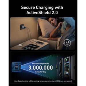 Anker Prime Charger, 100W 3-Port GaN USB C Charger Block, Foldable and Compact for MacBook - Image 5