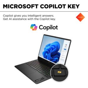 HP OMEN Gaming Laptop, 16 Inch 2K 144Hz FHD IPS Display, Intel Core Ultra 7 255H, 16GB RAM, 1TB SSD, GeForce RTX 5060 8GB GPU, English Keyboard, Windows 11 Home, Shadow Black - Image 6