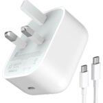 Google Pixel Charger 45W,USB C Power Adapter Fast Charging for Google Pixel 10 Pro XL 9 9a Pro Fold 8 8a 7 7a 6a 5 5a Samsung S25 S24 Ultra iPhone 17 16 Pro Max Wall Chargers and 1M Type C Cord