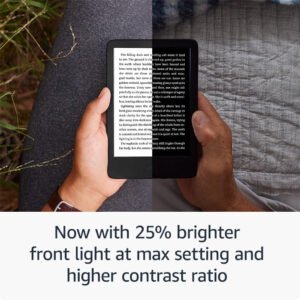 Amazon Kindle Lightest and most compact Kindle with glare-free display, faster page turns, adjustable front light and long battery life – 16 GB - Image 3