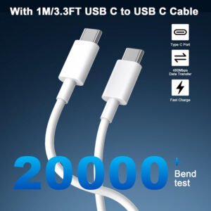 Google Pixel Charger 45W,USB C Power Adapter Fast Charging for Google Pixel 10 Pro XL 9 9a Pro Fold 8 8a 7 7a 6a 5 5a Samsung S25 S24 Ultra iPhone 17 16 Pro Max Wall Chargers and 1M Type C Cord - Image 5