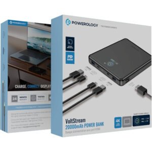 Powerology Volt Stream 20000mah Power Bank 100W with USB Hub / Portable Battery / High Capacity Powerbank - Image 6
