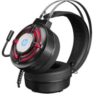HP H120 USB 2 Pin Gaming Headset with Mic Control - Black - Image 4