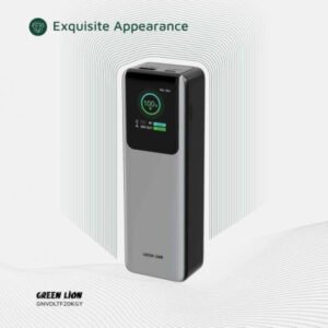Green Lion Voltura 20000mAh Power Bank, PD 100W Fast Charging, TFT Display, Lightweight & Stylish Design, QC 22.5W USB-A Output - Image 7