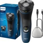 Philips Shaver S1151/00 | Wet & Dry Use | Fast, Comfortable Shave with ComfortCut Blades | 3D Floating Heads, One-Touch Open | 40min Cordless Use, Protective Cap Included