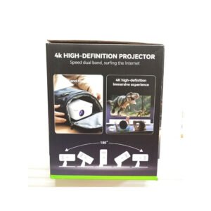 Smartberry HT29 Mini Smart Projector – 4K Supported, Wi-Fi & Bluetooth, Portable Home Theater Projector - Image 3