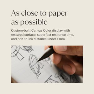 reMarkable Paper Pro Bundle – Leather Folio | 11.8’’ Color Display and Reading Light | Includes reMarkable Paper Pro Paper Tablet, Marker Plus Pen, and Book Folio Case in Black Premium Leather - Image 6
