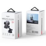 Yesido C307 Car Phone Holder with Wireless Charging, 360 Rotation Electric Locking 15W Wireless Fast Charging Transparent Car Phone Holder