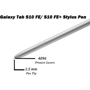 Galaxy Tab S10 FE/ S10 FE+ Stylus Pen for Samsung Galaxy Tab S10 FE / S10 FE Plus/ S10 FE+ S Pen Compatible with Samsung Galaxy Tab SPen S10FE/ S10 FE+ / S10 FE Plus with Nibs (Silver) - Image 5