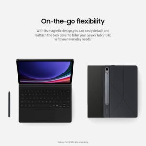 Samsung Galaxy Tab S9 | S9 FE | S10 FE, FE Book Cover Keyboard AI Key for Galaxy Tab S10 FE, Detachable Platform, PC-Like Experience, Wireless Keyboard Sharing, Black - Image 4