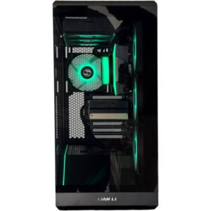 Asus Vector Z890 Gaming PC Workstation with Intel Core Ultra 9 285K (24 cores, up to 5.7GHz), 32GB DDR5 RAM, 16GB RTX 5070 Ti graphics, 360mm AIO liquid cooling, 7 ARGB fans, 850W PSU, and Windows 11, Lian Li V100R Case - Image 4